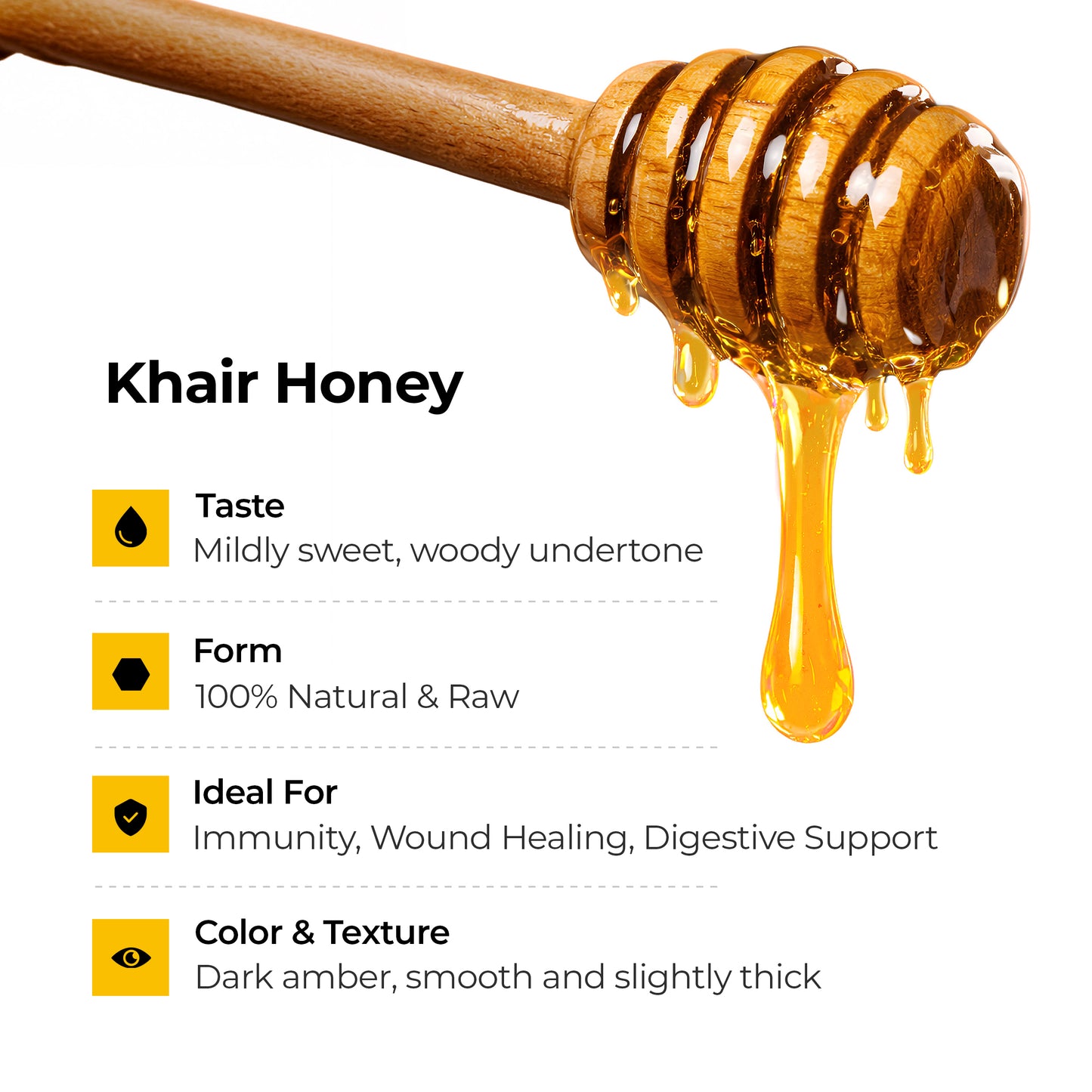 Khair (Acacia) Honey – Unprocessed Honey | Straight from Nectar Farms