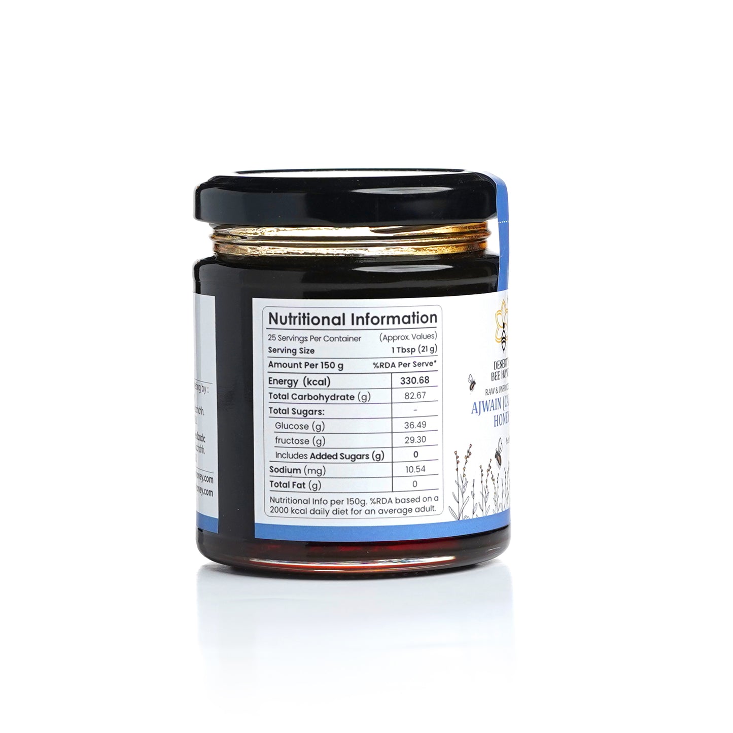 Ajwain (carom) Honey - Pure, Natural & Medicinal | Straight From Farm | No added Sugar