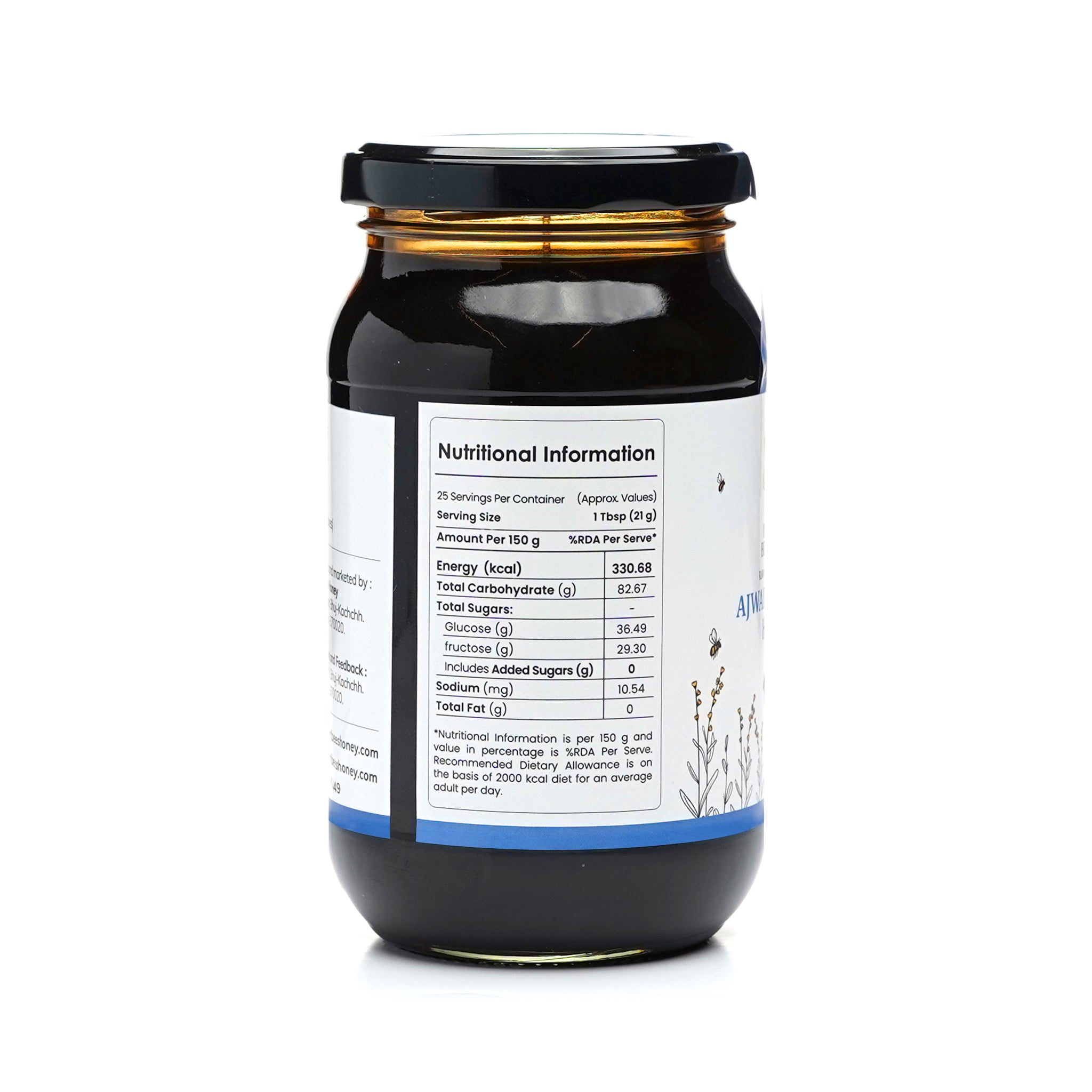 Ajwain (carom) Honey - Pure, Natural & Medicinal | Straight From Farm | No added Sugar