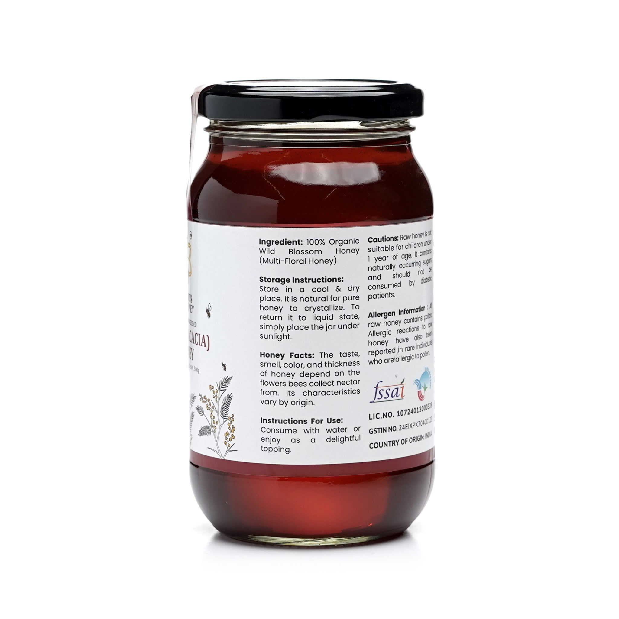 Khair (Acacia) Honey – Unprocessed Honey | Straight from Nectar Farms