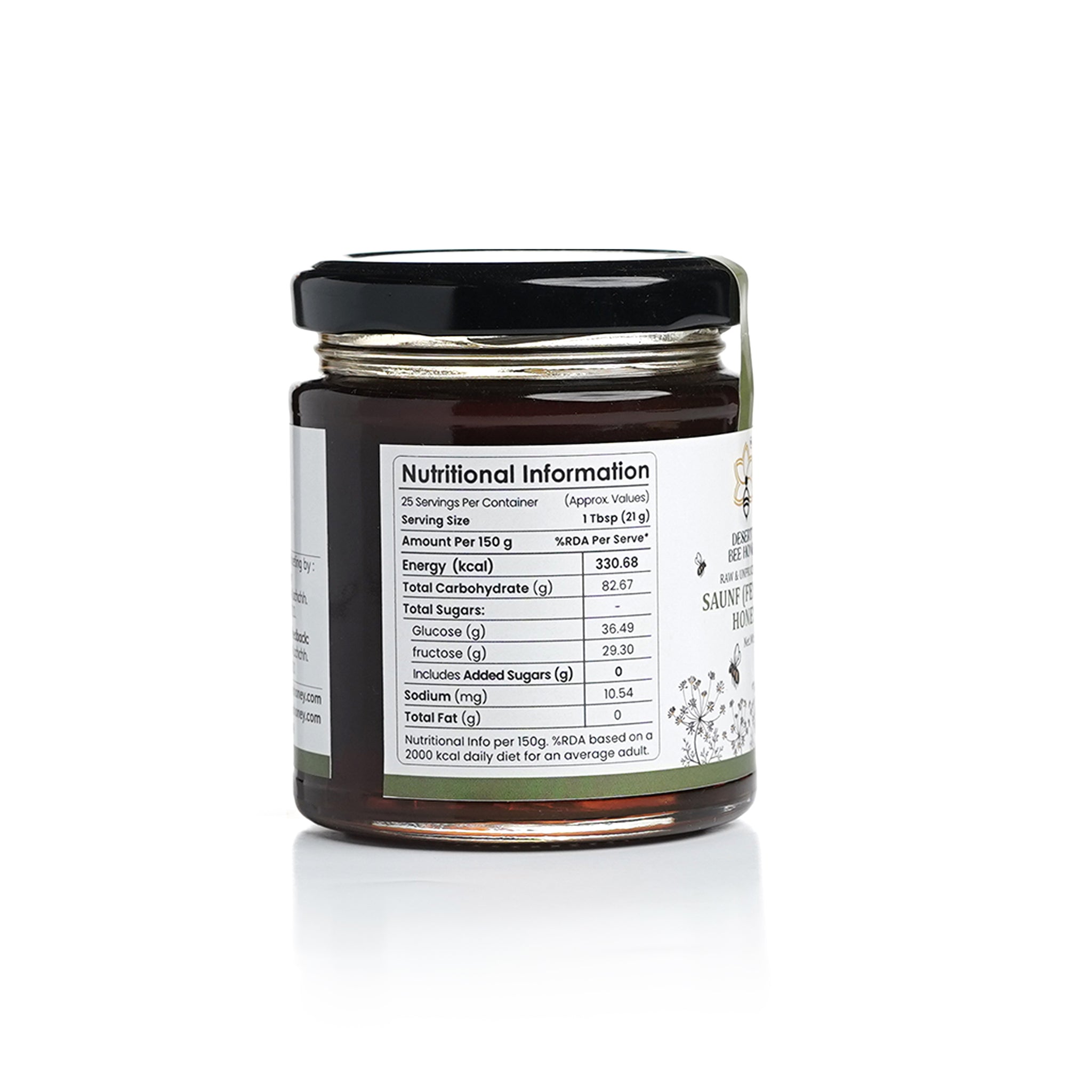 Saunf (Fennel) Raw Honey | Chemical-Free, No Heat, No Adulteration